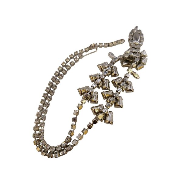 Stunning Unsigned Rhinestone Sparkly Necklace (A5574) - Picture 5 of 6